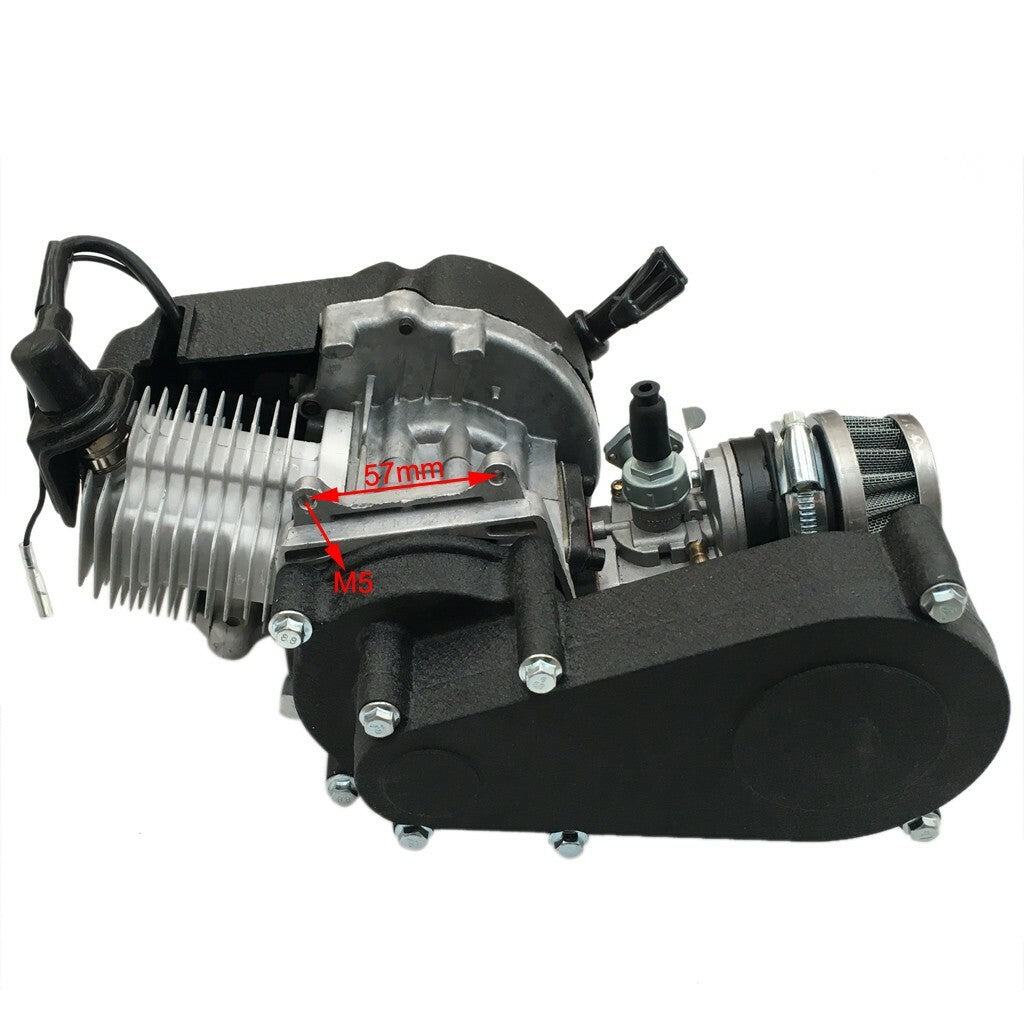 PullStart 50cc 49cc 2-stroke engine motor pocket for mini off-road bicycle four-wheeled scooter all-terrain vehicle