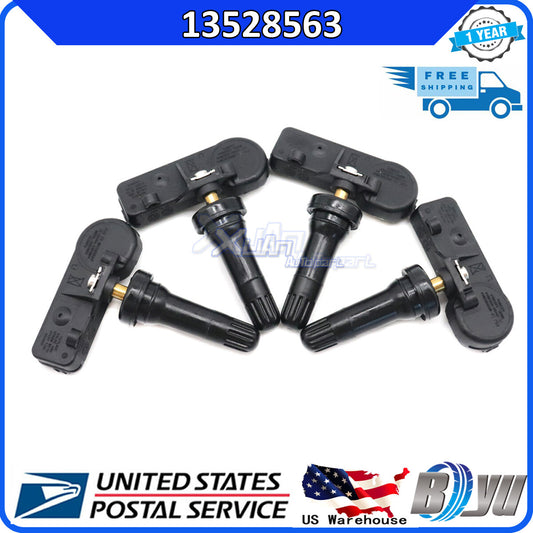 4-pack of new Tire Pressure Sensors (TPMS 13528563) for 2019-2021 Silverado for Sierra 1500