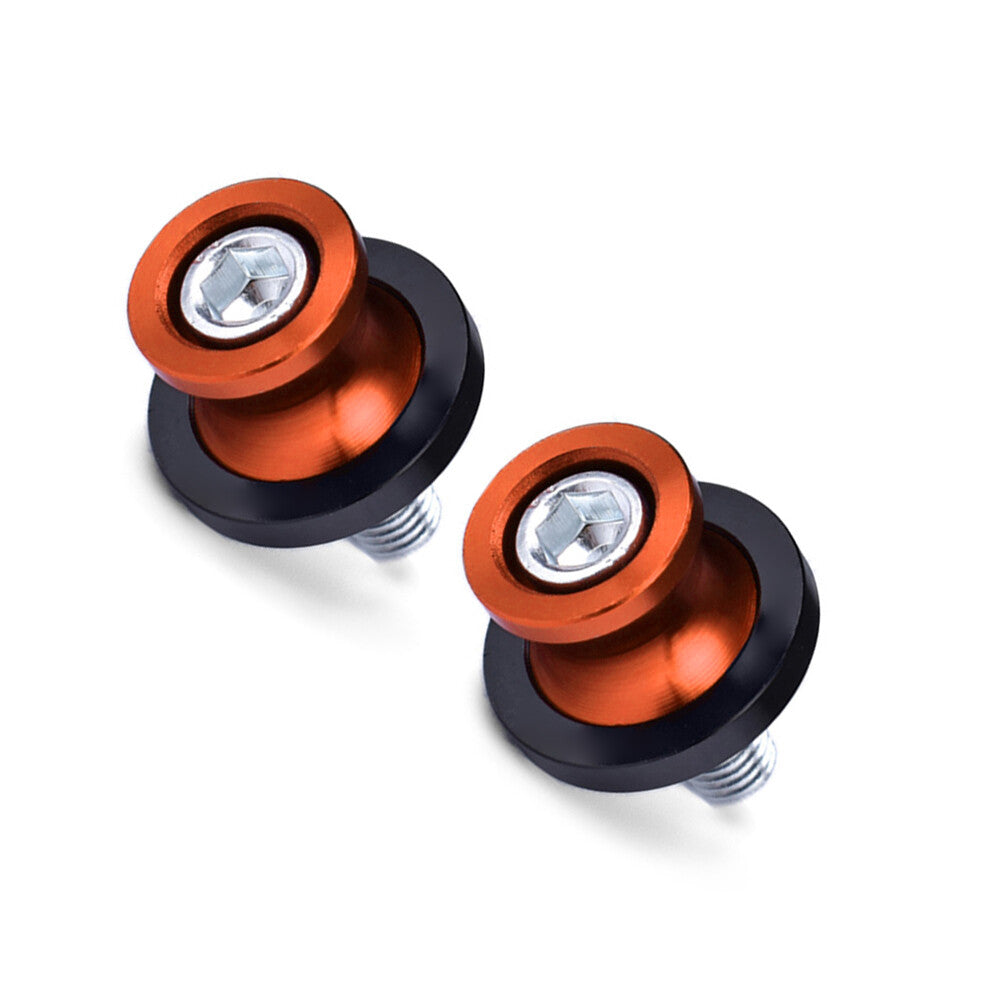 2¢ª Schwingenspulen Slider Stand Schraube 8MM f¨¹r for HONDA CBR 600 900 1000RR Orange