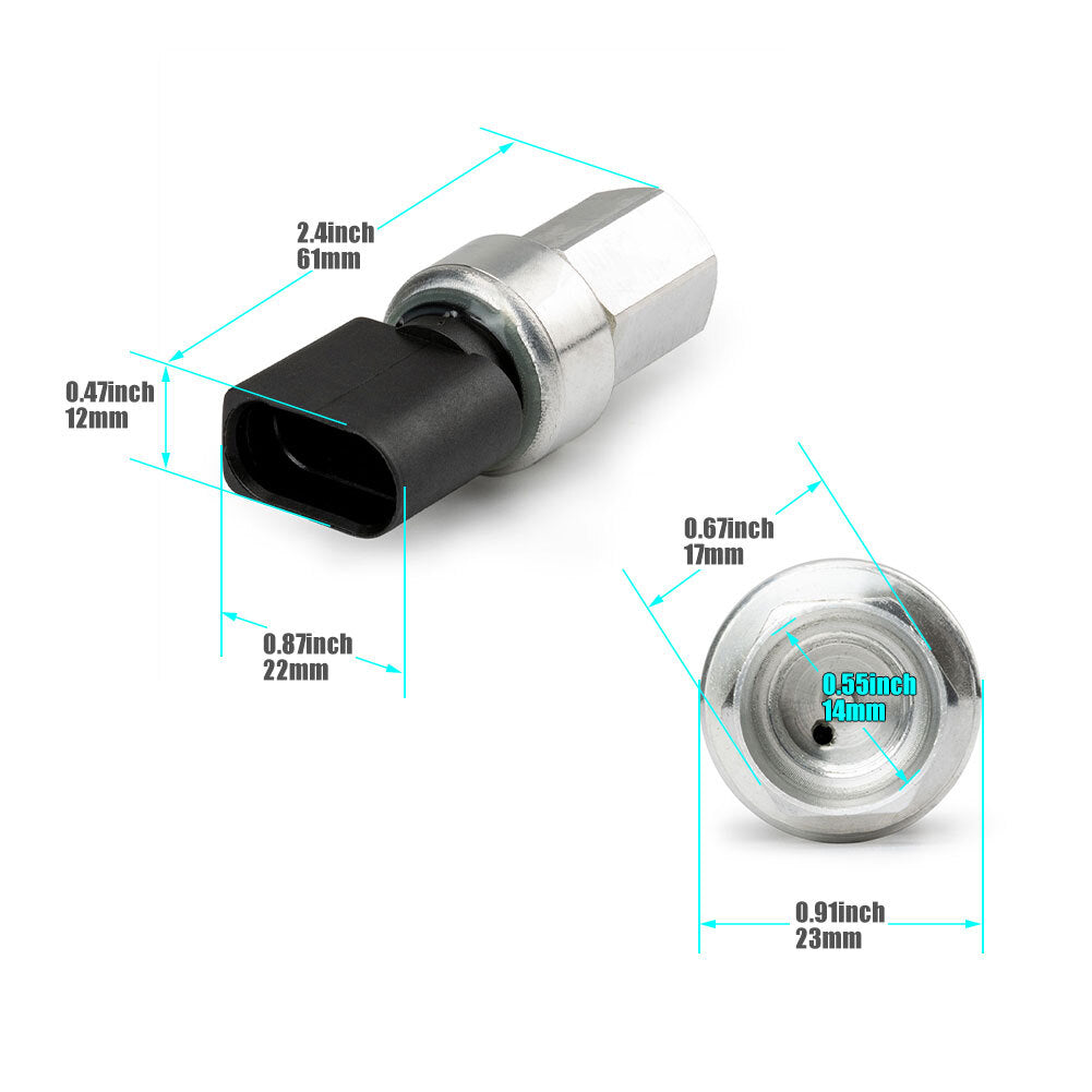 Air conditioning high-pressure switch sensor suitable for Volkswagen for Passat B6, for Golf , for Jetta MK4, MK5
