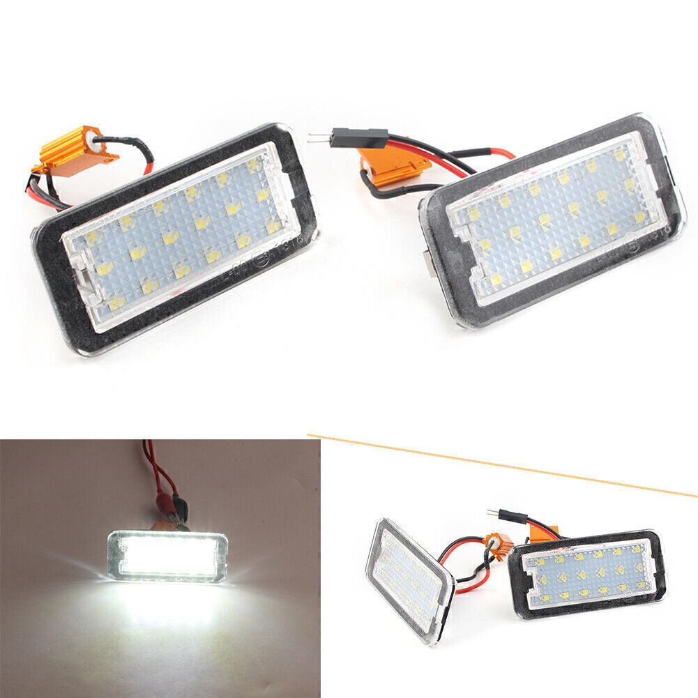 Fit for Fiat 500 500c + Cabriolet LED SMD License Plate Light Number Plate Light 12V