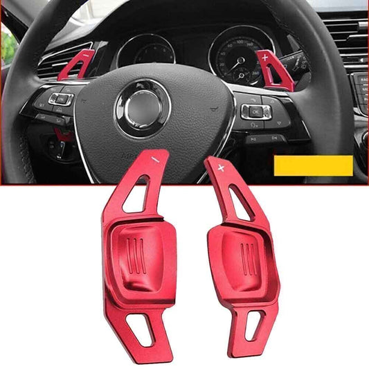 for VW for Tiguan for Golf 7 MK7 for Passat B8 Red Steering Wheel Paddle Shifter Extension