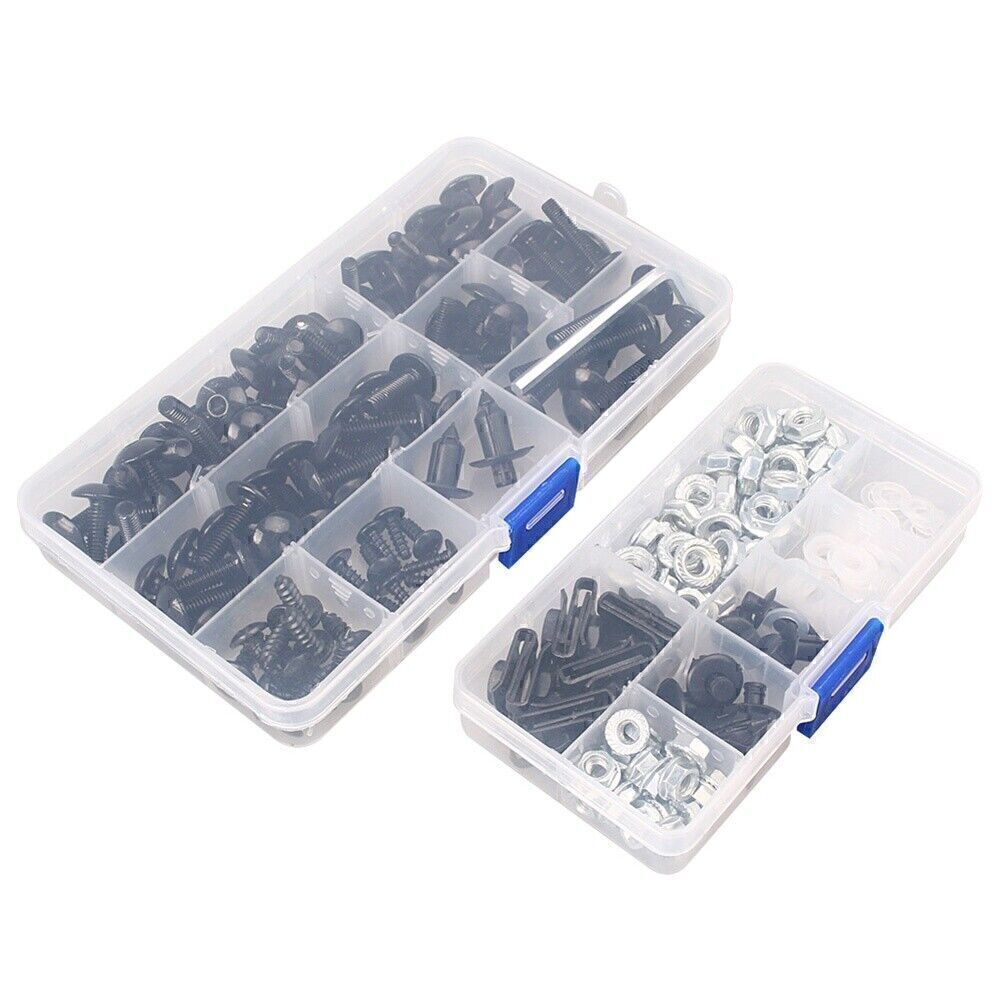 Fairing Bolts Screws Universal Street Sport bike Black CNC Aluminum