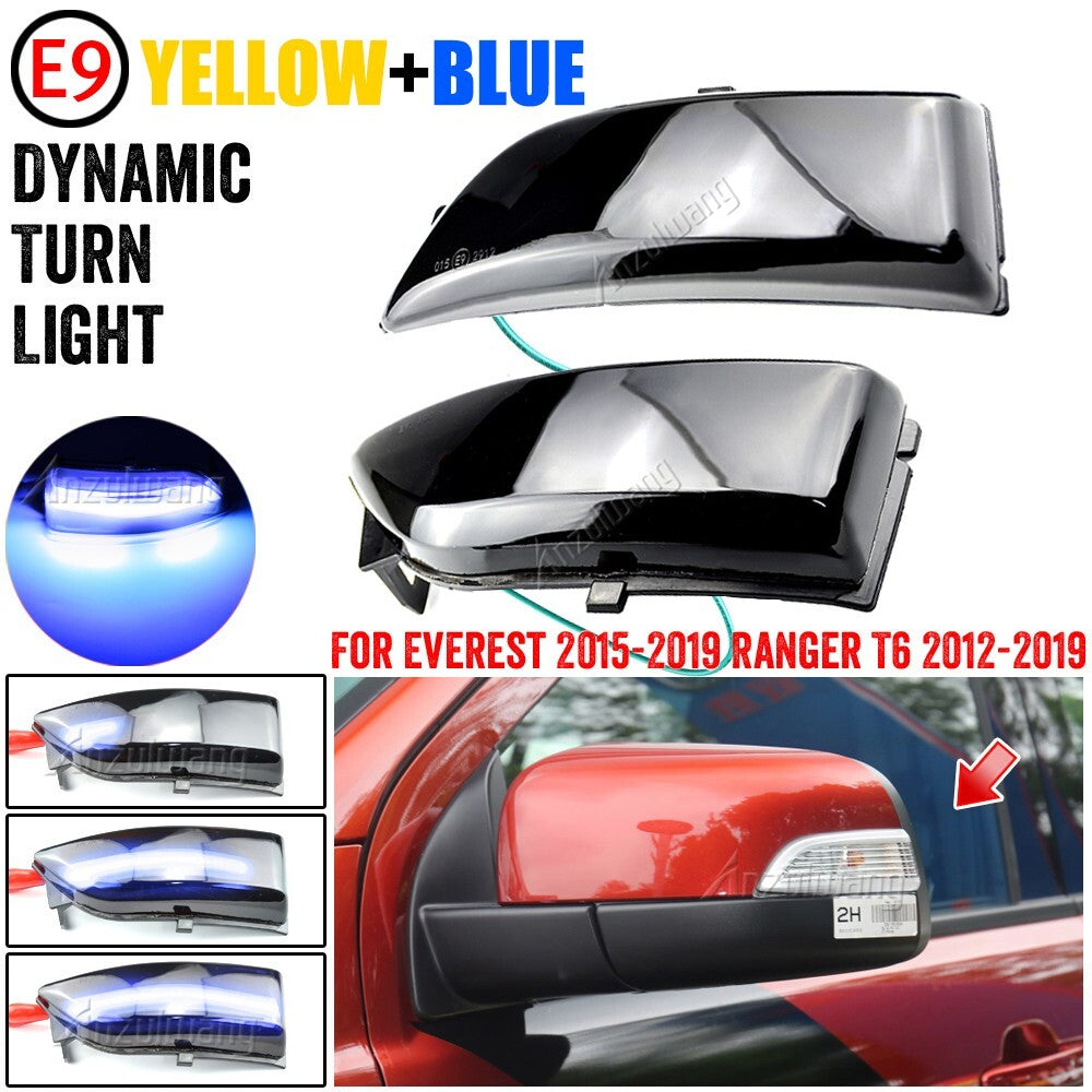 Dynamic Side Turn Signal Light for Ford Ranger T6 2012-2019 Wildtrak