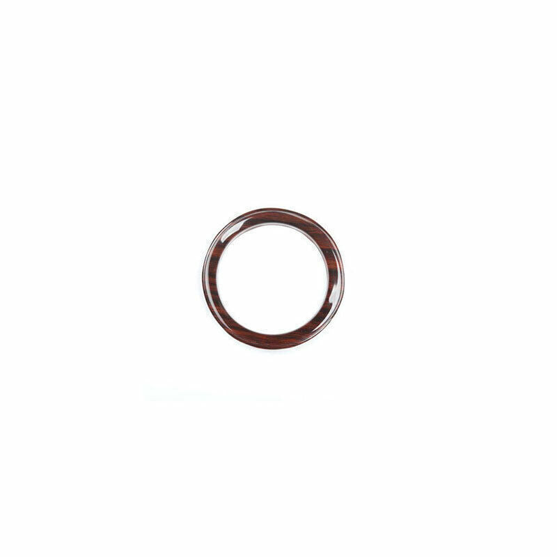 for BMW X1 E84 2013-2015 Red Wood Grain Gear Water Cup Holder Ring Cover Trim 1P