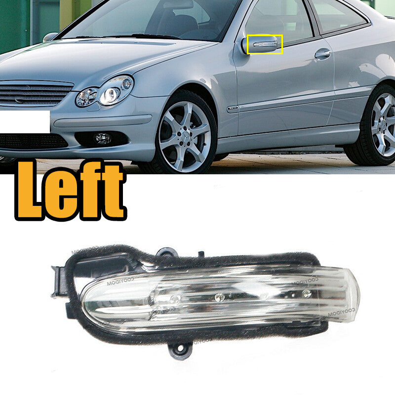 Left-side turn signal indicator for 2004-2007 for Mercedes-Benz W203 rearview mirror.