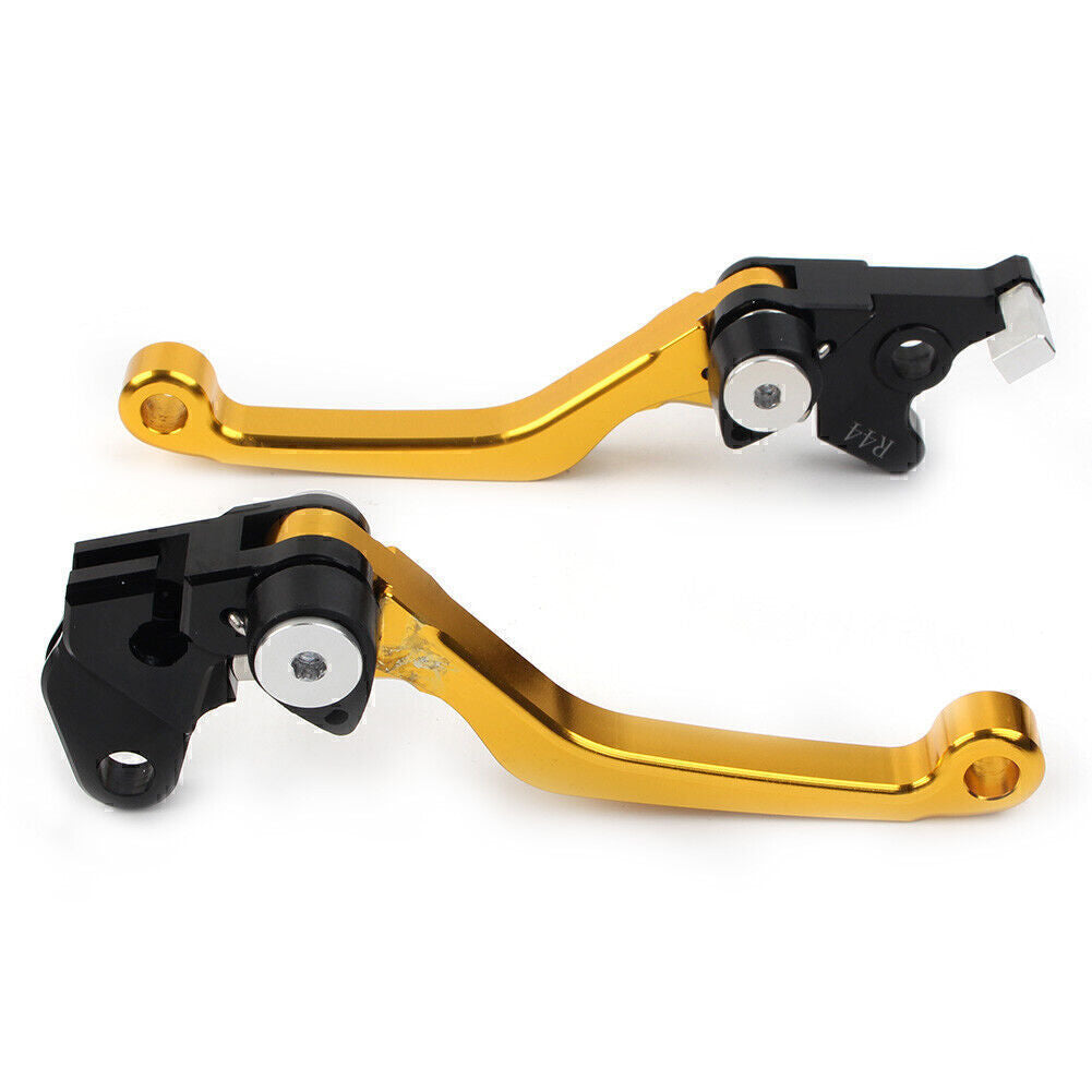 Fit for Kawasaki KLX250 D-TRACKER 1993-1997 Pivot Dirt Clutch Brake Levers GOLD
