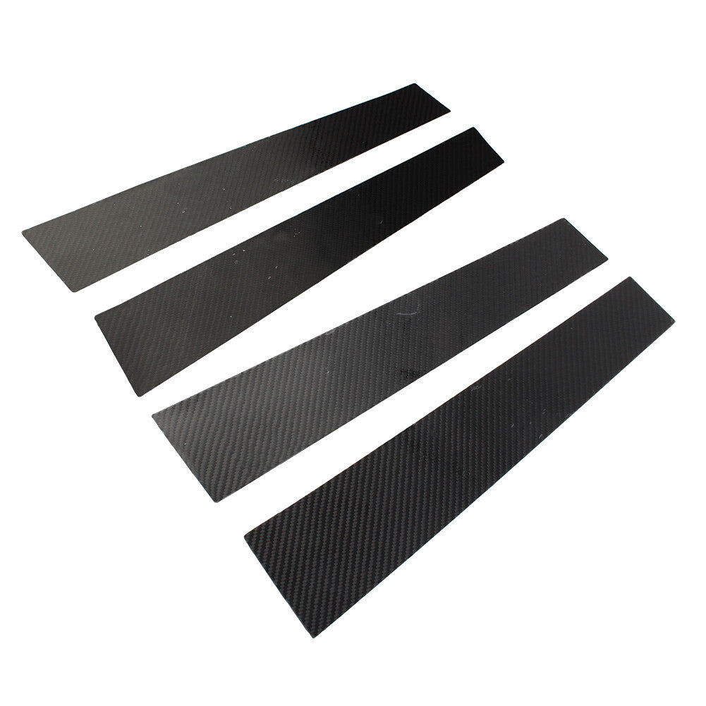 for Dodge for Ram 1500 2019-2023 4x Carbon Fiber Set Pillar Posts Door Window Trim