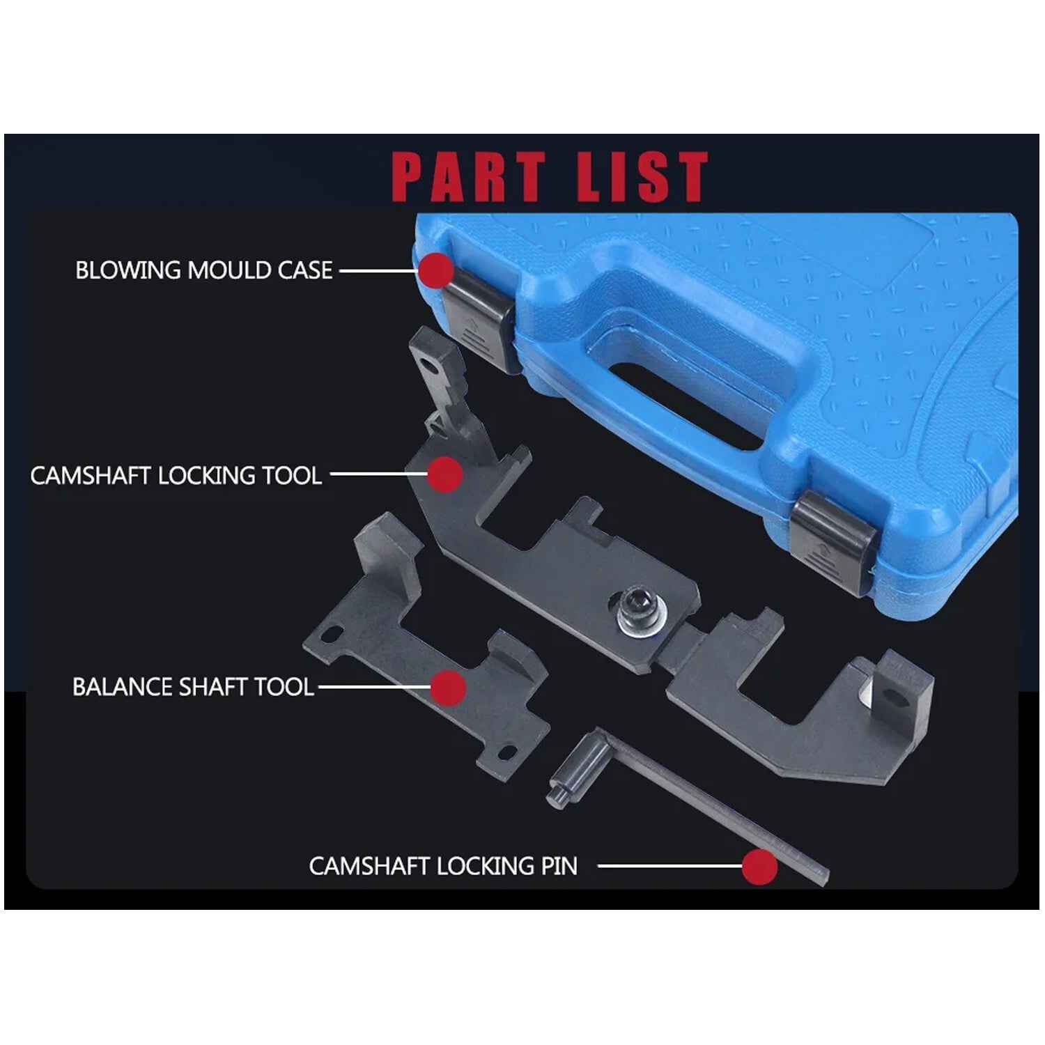 Engine timing lock tool kit for Citroen C3 for Peugeot 208 1.0/1.2 VTI