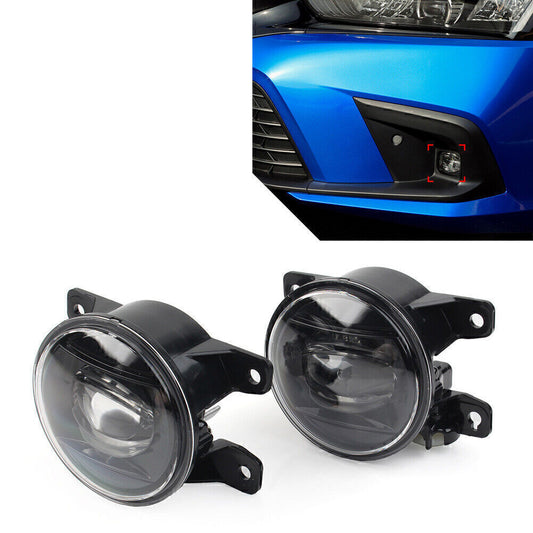 1 Pair Front LED Fog Light Lamps w/Cable Switch for Honda for Civic Sedan 2022+