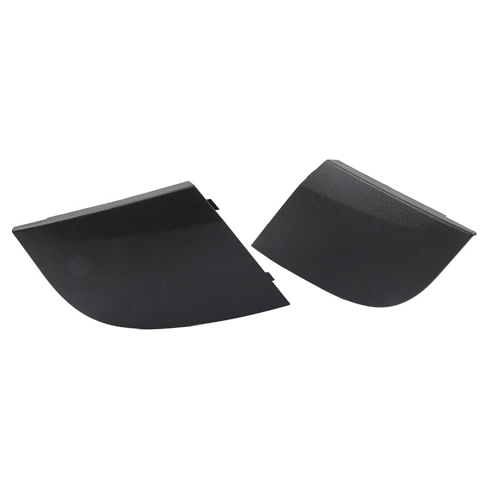 Front Water Drain Cover Left+Right Set for Mercedes-Benz B CLASS W245 2PCS Black