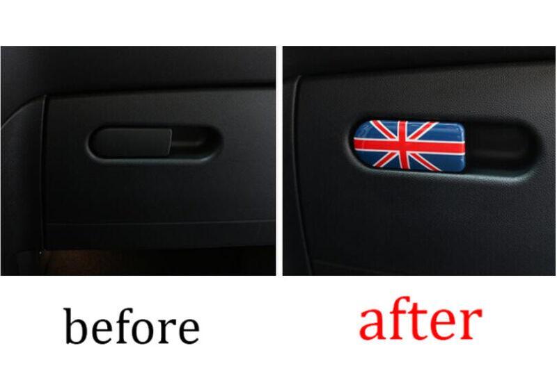 for Mini Cooper Countryman F60 Union Jack for Co -Pilot Glove Boxes Handle Cover Trim