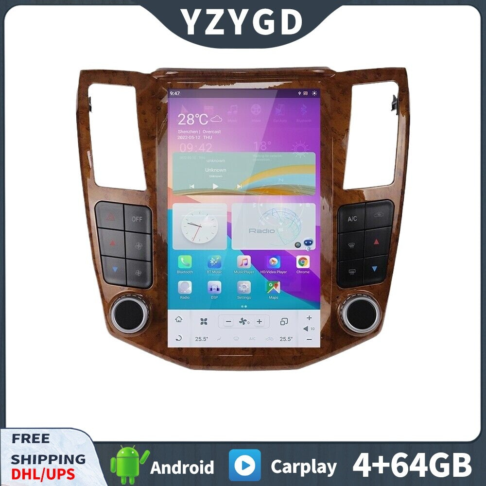 for Lexus RX300 RX330 RX350 RX400H 2004-2008 2Din Car Radio GPS Receiver Screen
