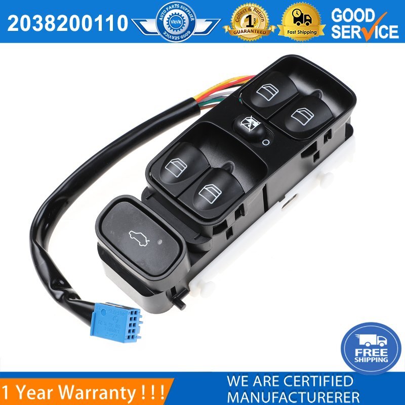 Front left power main window switch is suitable for Mercedes-Benz W203 C-CLASS C320 C230