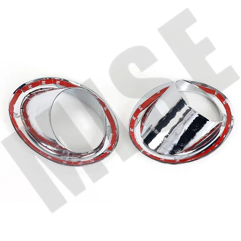 1. Dual chrome-plated front fog light cover for NISSAN X-TRAIL T31 2011 2012