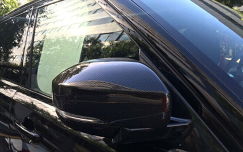 2P for Range Rover L405 13-22 Carbon Fiber ABS Rear View Side Mirror Cover Trims