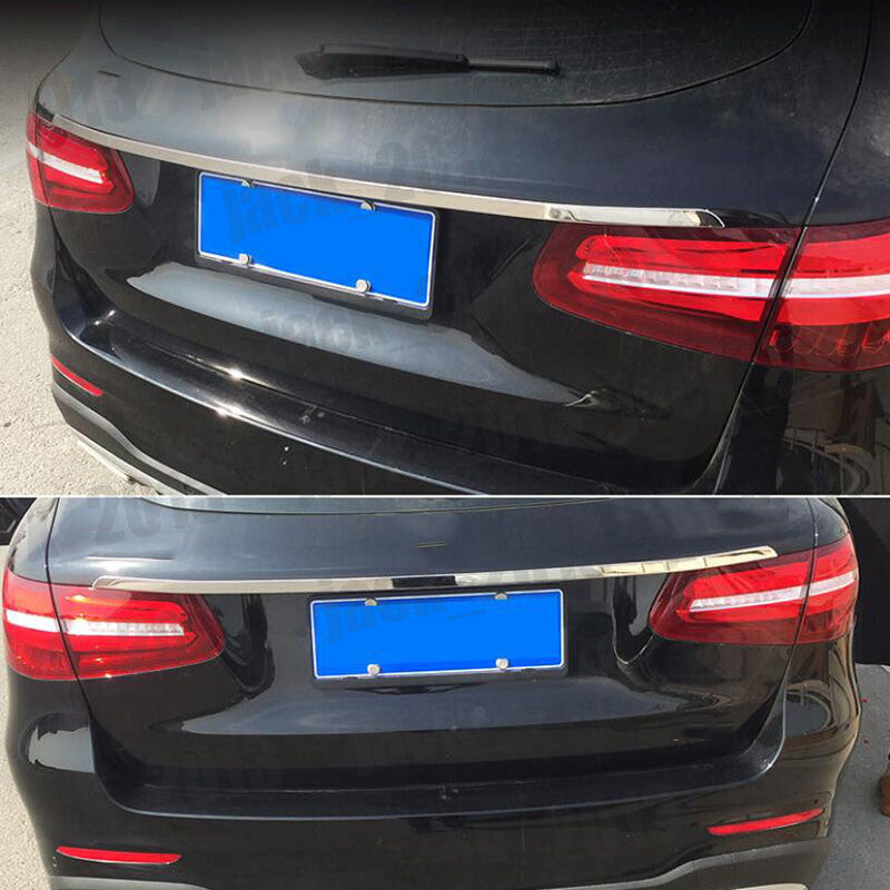 for Mercedes-Benz GLC 2016-2023 Steel Rear Tailgate Door Trunk Lid Cover Trim