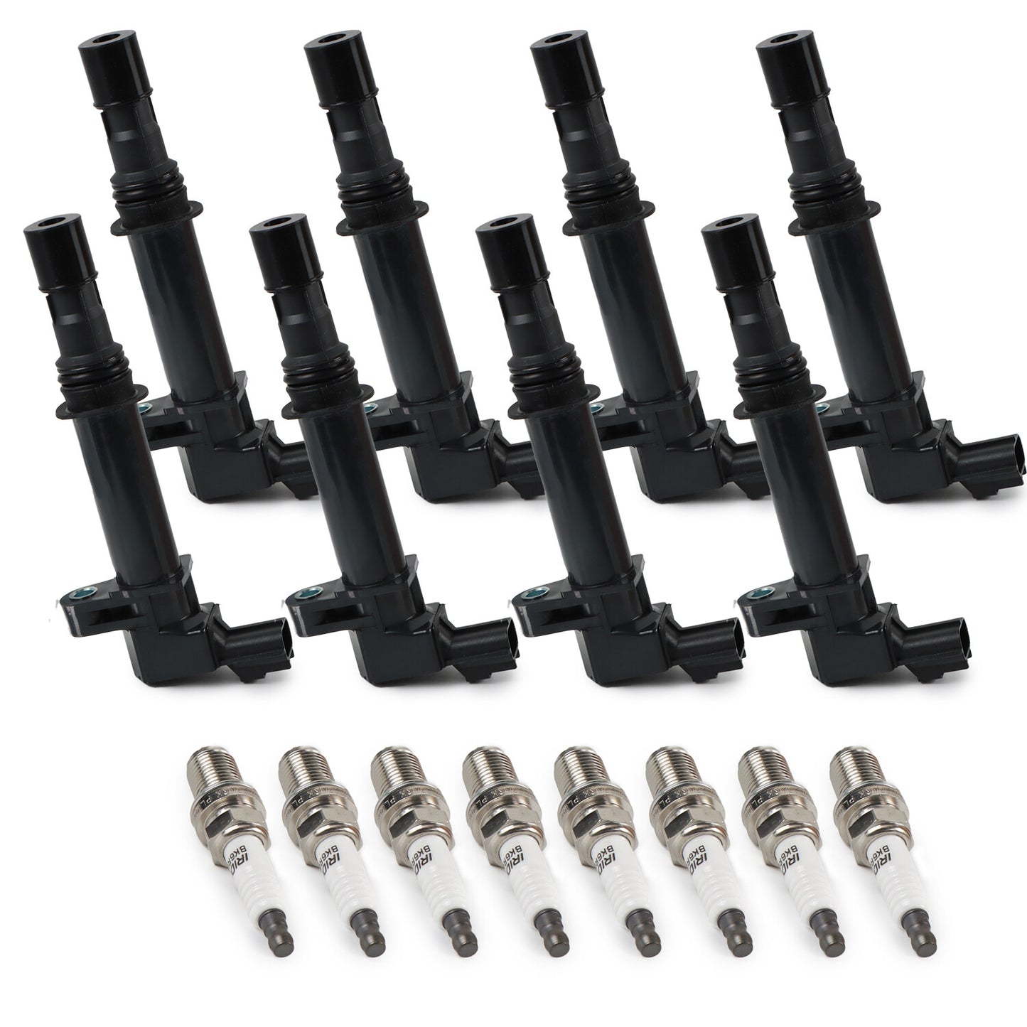 8Pcs Ignition Coil + Spark Plug for Jeep Commander Grand Cherokee for Dodge Nitro