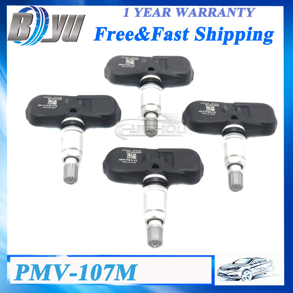 Set of (4) 42753-SWA-A53 TPMS Wheel Tire Pressure Sensor for Honda CR-V Accord