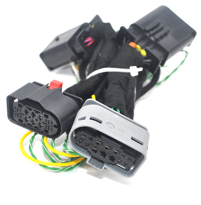 2x Retrofit facelift LCI Led Head light cable loom adaptor for Mercedes W205 GLC
