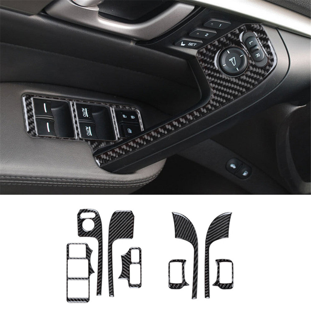 27Pcs Carbon Fiber Full Set Interior Kit Cover Trim for ACURA TL 2009-2014