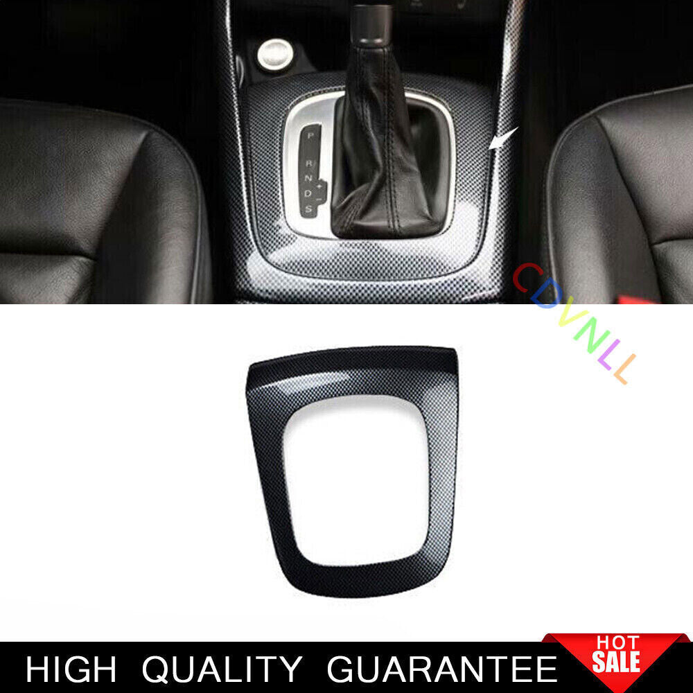 Fit for Audi Q3 2015-18 Carbon Fiber Inner Central Console Gear Shift Panel Trim