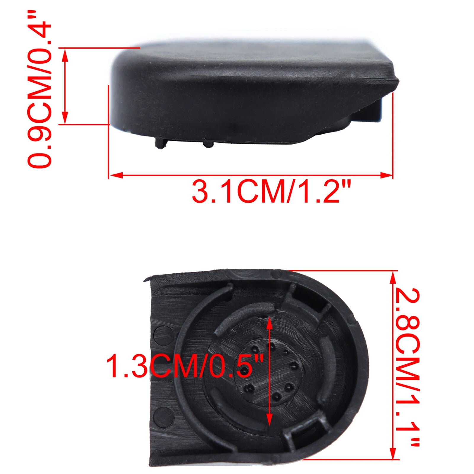 2X Front Windscreen Wiper Arm Nut Cap Bolt Cover Replacement for Toyota for Corolla