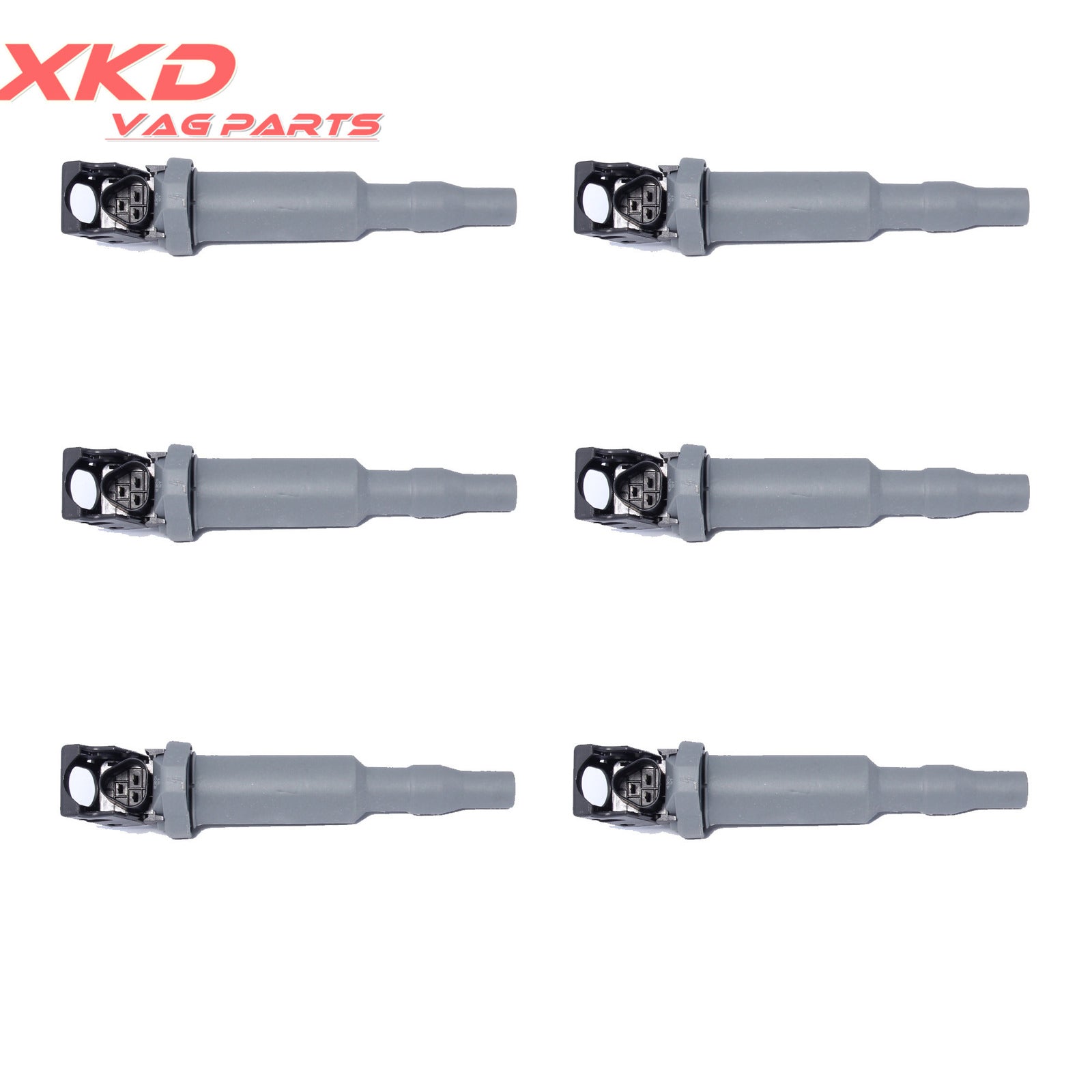 6-Piece Gray Ignition Coil Kit for BMW 325i, 525i, 330i, 530i, 530xi N52 2137548553