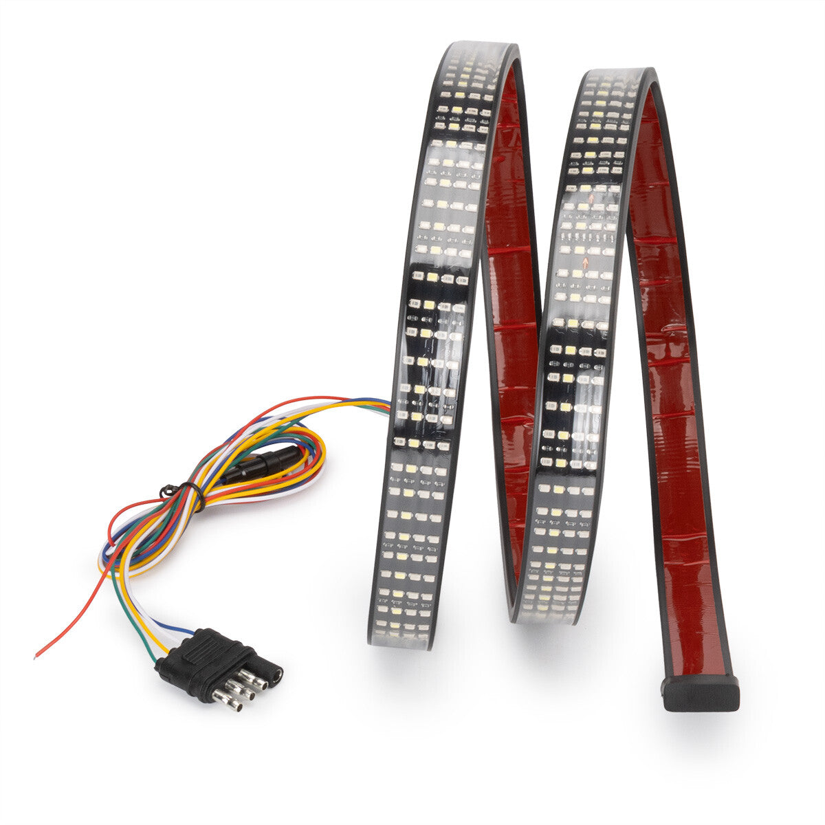 60 4 Rows LED Strip Tailgate Light Bar Reverse Brake Tail Signal Lamp For Truck