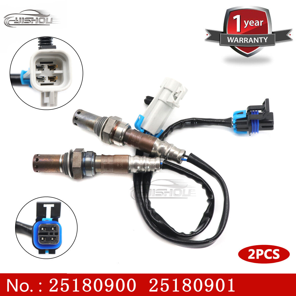 The oxygen sensor upstream and downstream are applicable to 2013-2015 for Chevrolet Spark 1.2L Automatic Trans
