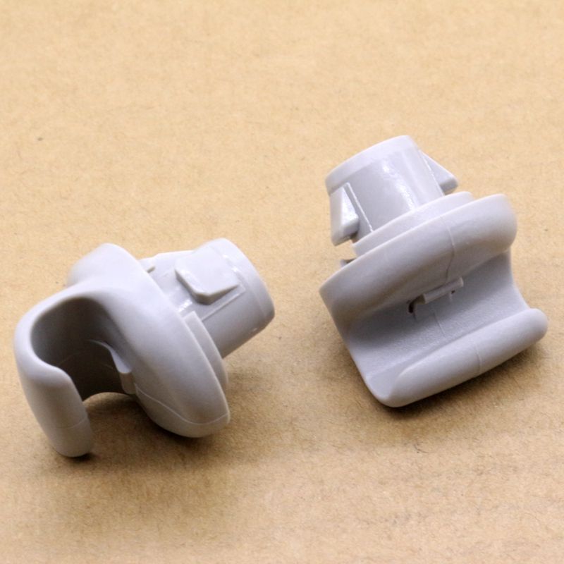 2. Gray sunshade clips for Nissan X-trail 350Z and for Infiniti FX45/FX35 (left and right sides)