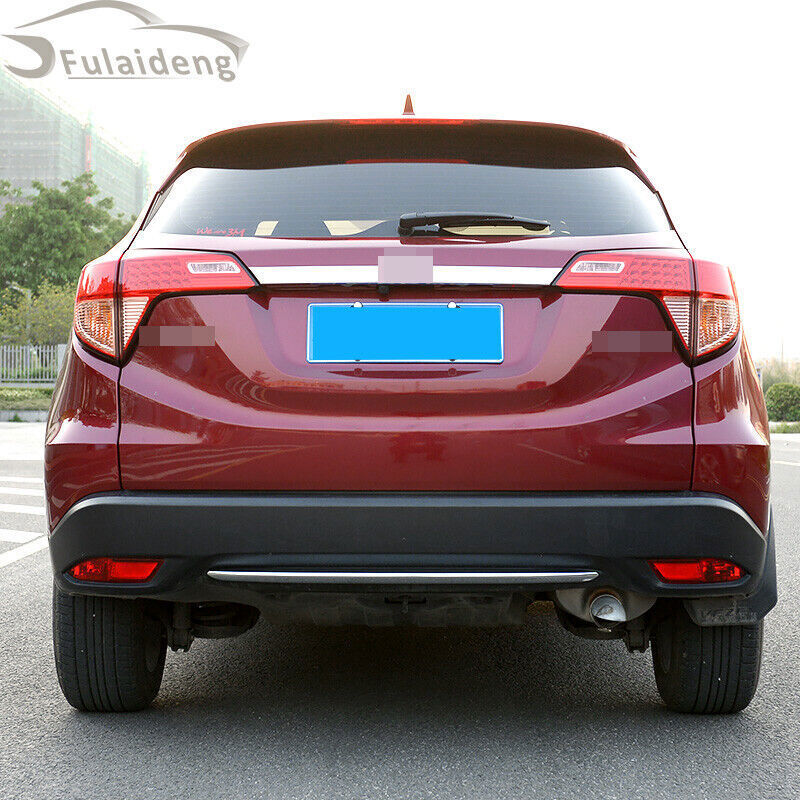 for Honda Vezel HR-V 2016-2018 Car Chrome Rear Bumper Molding Strip Cover Trim