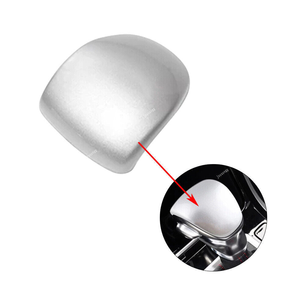 for Kia Sanchi runs ABS Front Gear Shift Lever Knob Handle Cover Cap Trim White