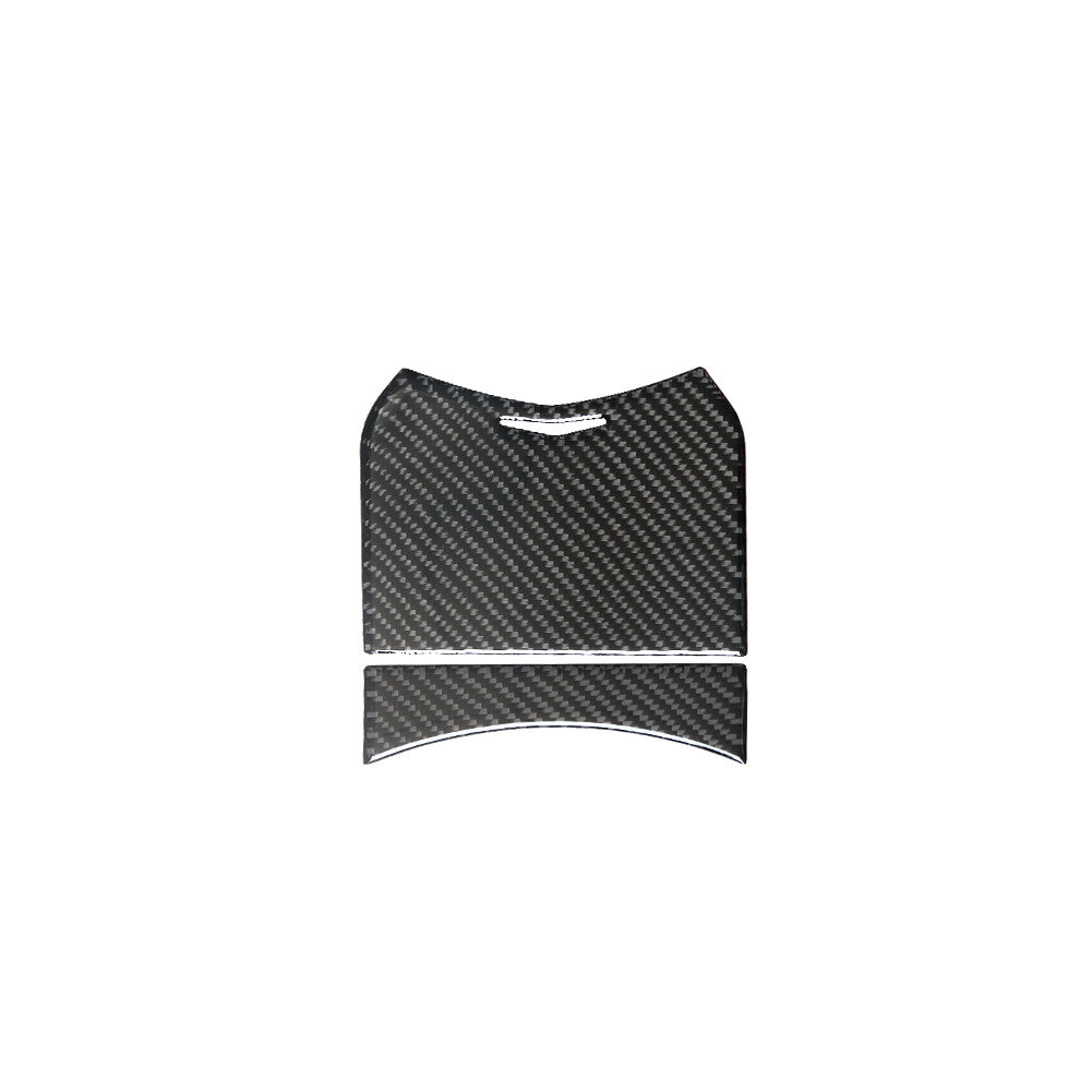 2X Storage Panel Trim Cover Carbon Fiber Sticker for CADILLAC CTS SPORT 2008-UP
