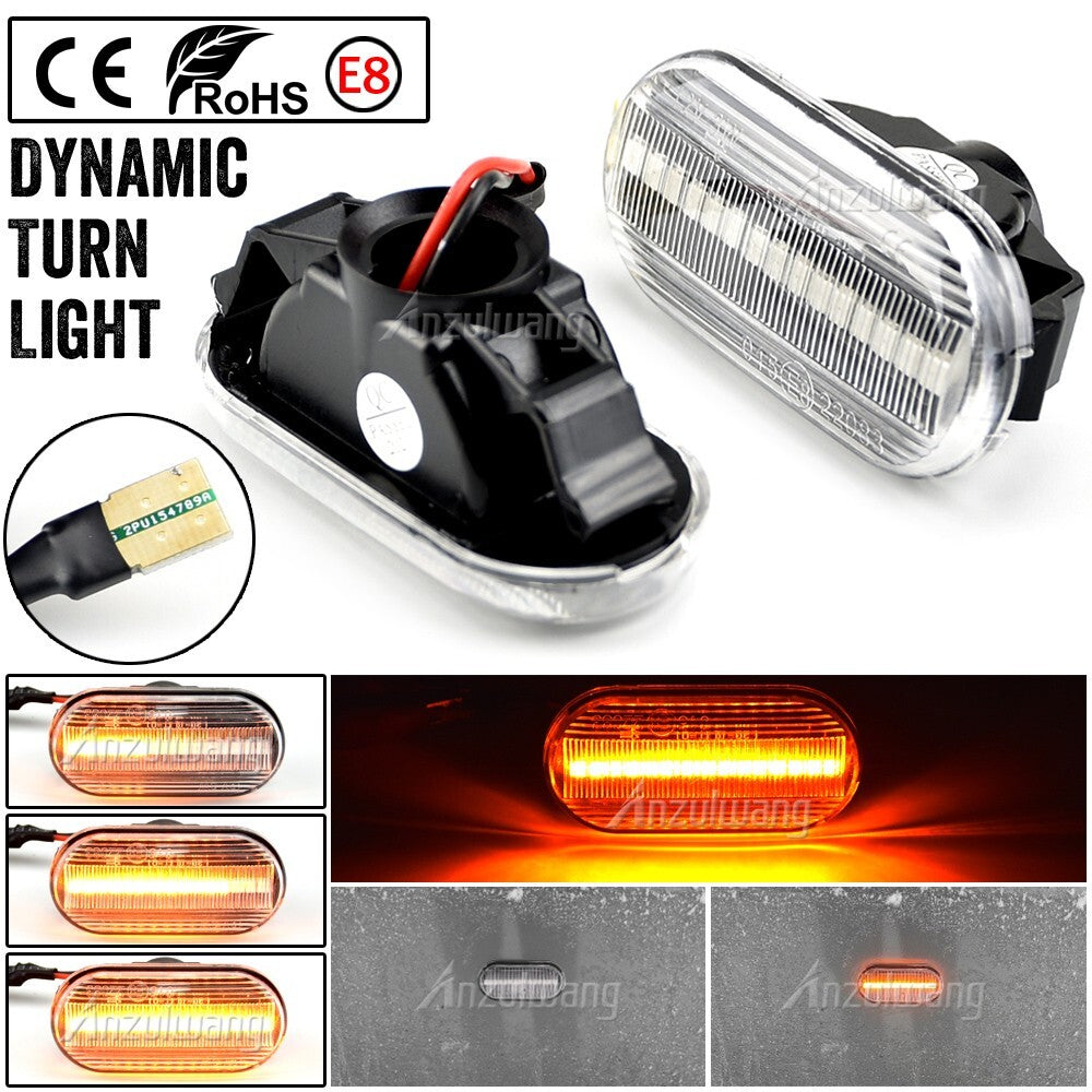Dynamic Side Marker Turn Light for Nissan Camiones Dualis Frontier Fairlady Note