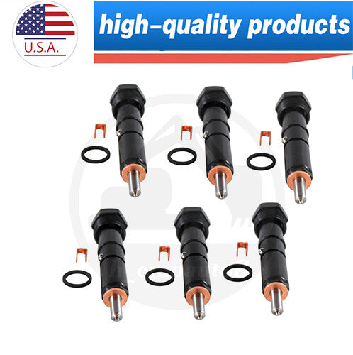 6PCS Injectors 50HP 0432133864 for Marine 300 Marine Valve 5.9L 12