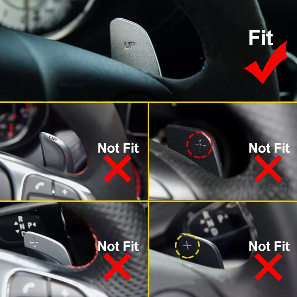Steering Wheel Shift Paddle Extension fit for Mercedes Benz A C E CLA Class