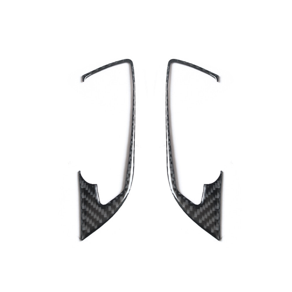 2Pcs Carbon Fiber Interior Door Handle Cover Trim for BMW Z4 E89 2009-2016