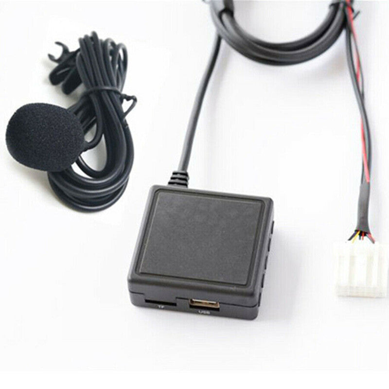 Car AUX USB Audio Cable Adapter Black Microphone Bluetooth 5.0 Mic for Mazda 3 6