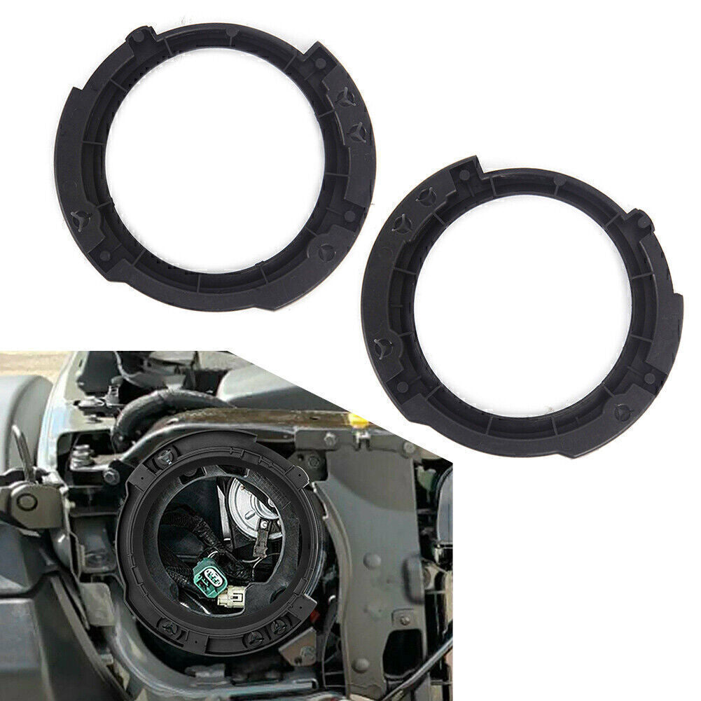 2pcs Front Headlight Bezel Mounting Ring Bracket for Jeep for Wrangler JK 2007-2017