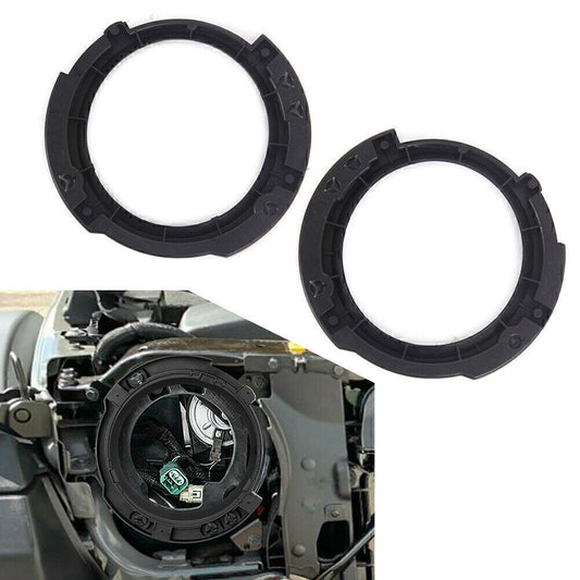 2pcs Front Headlight Bezel Mounting Ring Bracket for Jeep for Wrangler JK 2007-2017
