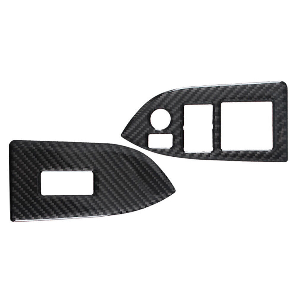 RHD carbon fiber interior window switch button cover trim for Subaru BRZ for Toyota