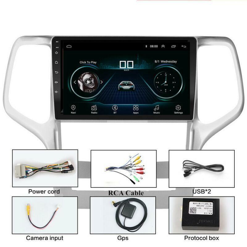 for Jeep Grand Cherokee Android 10.1 Car Radio GPS 9 Stereo Head Unit FM 11-13
