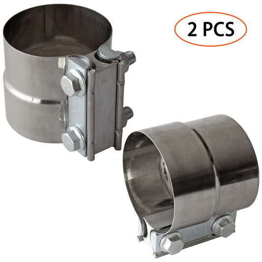 3 Inch Lap Joint Band Clamp Exhaust Muffler Clamp 3 Exhaust Pipe Clamp SS304