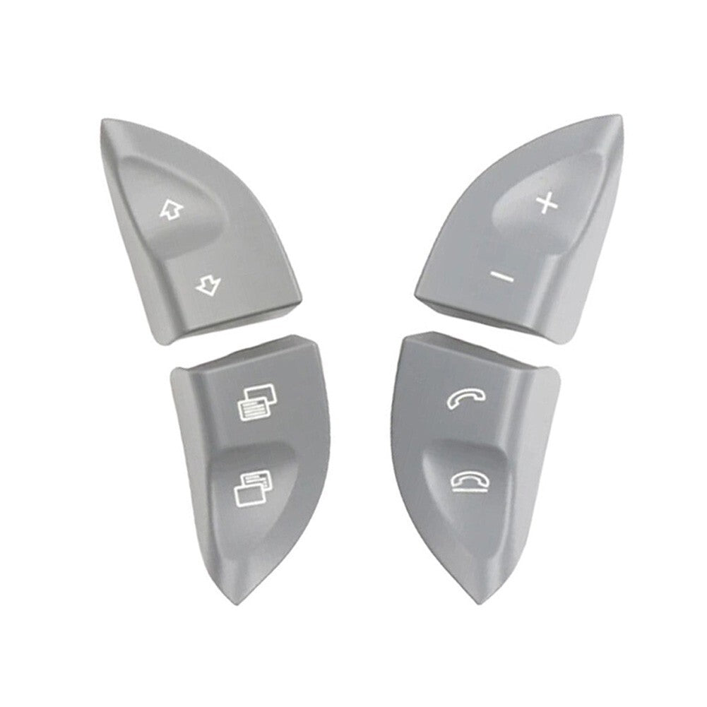 Replace Steering Wheel Control Button Switch Cover for Mercedes W220 W215 Grey
