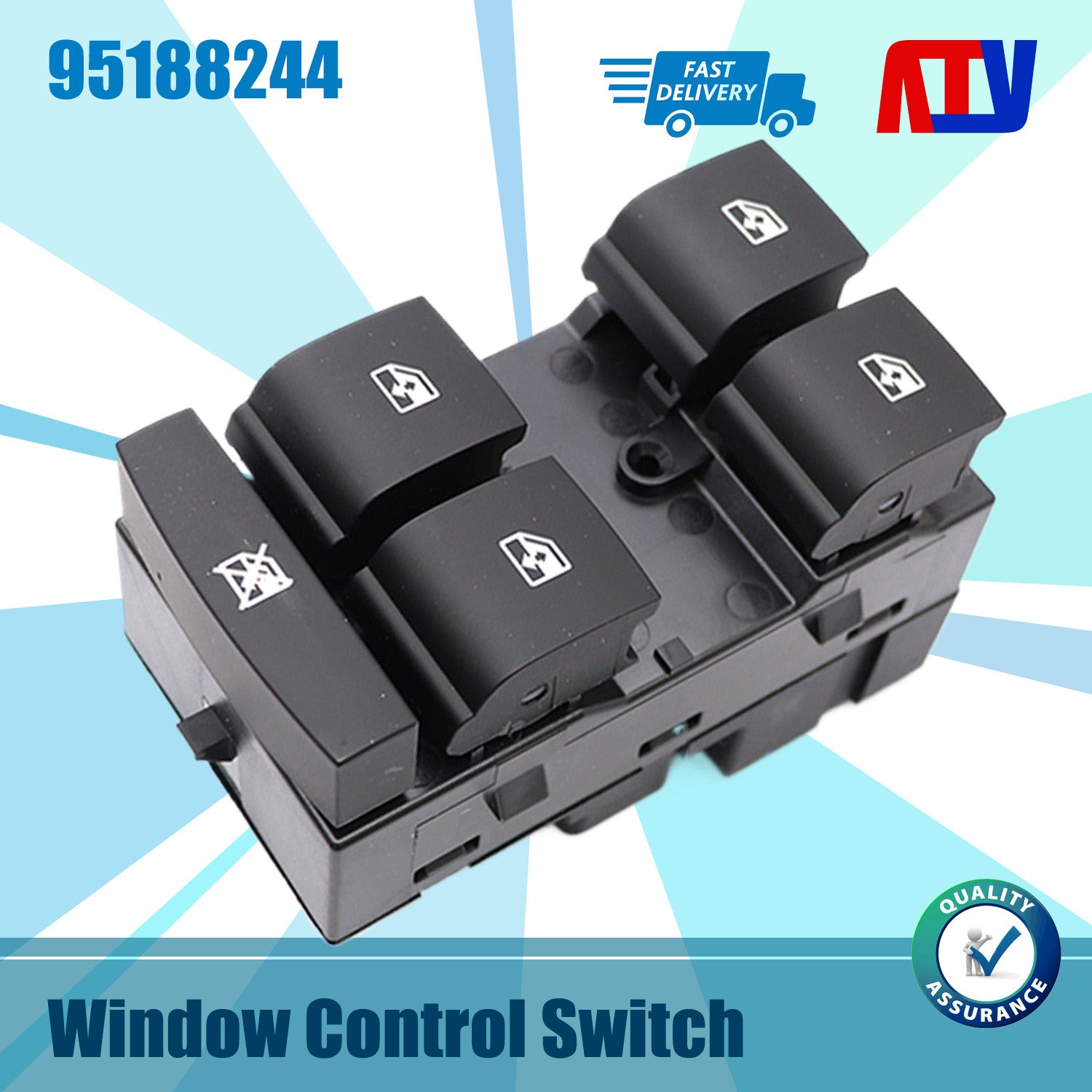 95188244 Master Window Control Switch Fits for Chevrolet Sonic Trax NEW