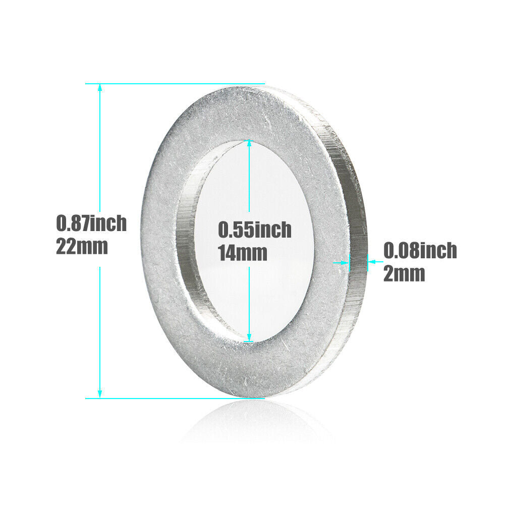 100x 14MM TRANSMISSION OIL DRAIN PLUG CRUSH WASHERS 94109-14000 for HONDA / for ACURA