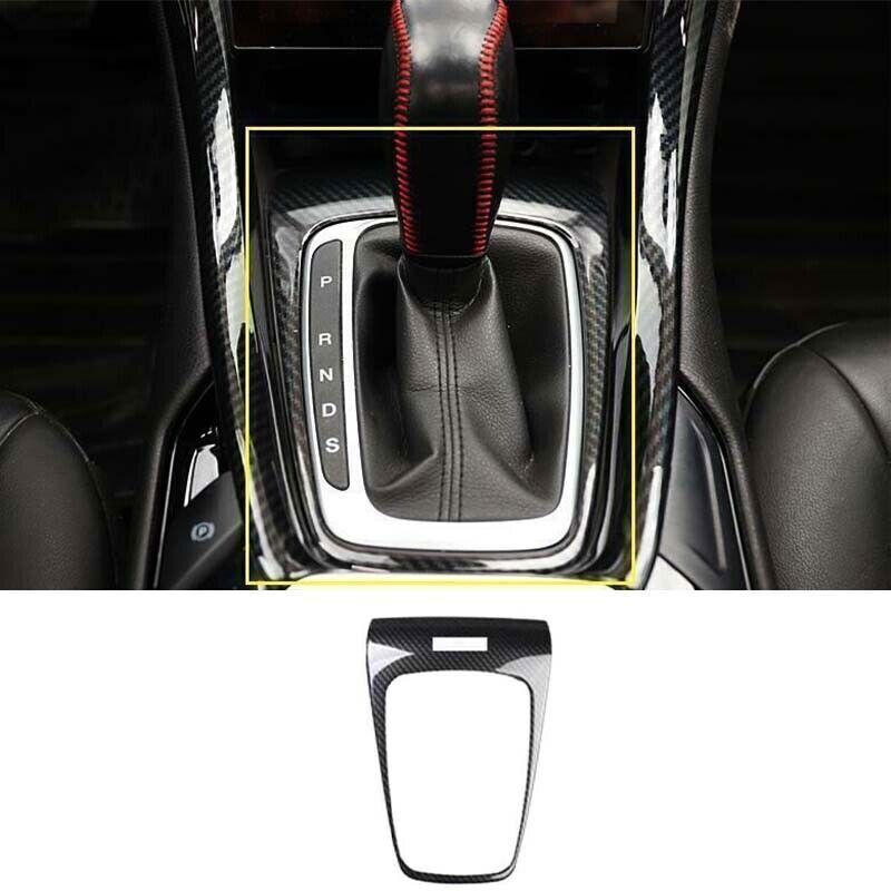for Ford Mondeo Fusion 13-16 Carbon Fiber Look Console Gear Shift Frame Trim 1X