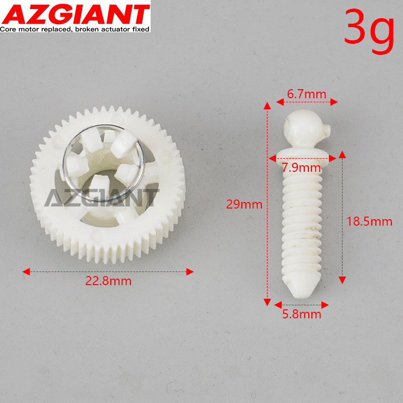 Car side mirror adjustment motor gear repair kit for 2003-2007 for Honda Accord sedans.