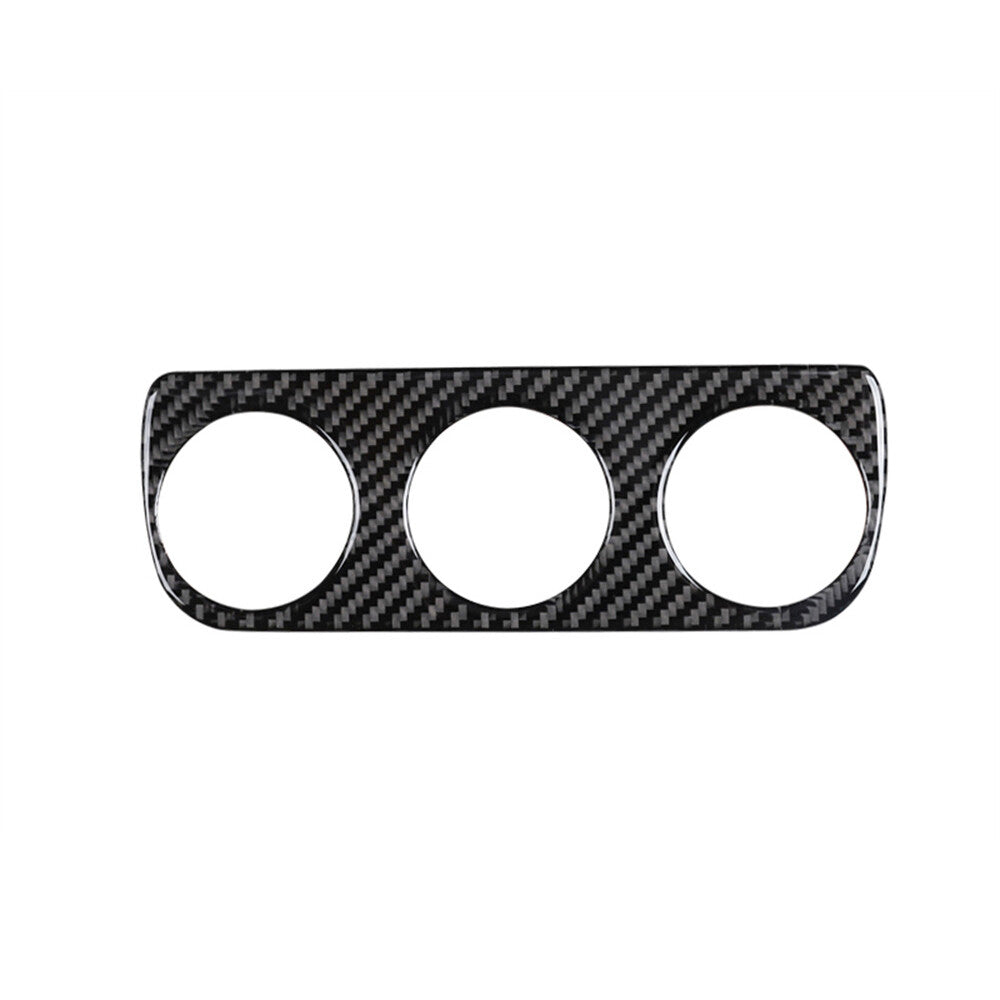 Carbon Fiber Center Climate Control Cover Trim for Jeep for Wrangler JK 2011-2017